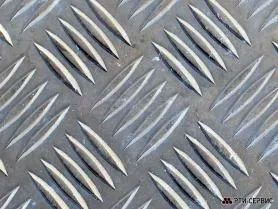 Лист алюминиевый рифленый Квинтет 1200х3000 (1,2)
