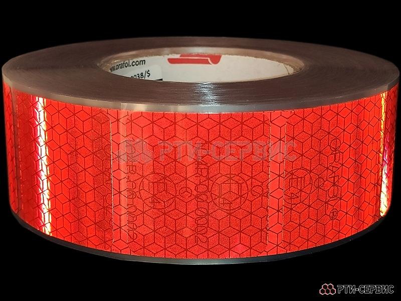 Лента светоотражающая ORALITE VC 104+ красная (12.5 м) тентовая - фото 3