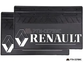 Брызговик 520х330 мм Renault  (лого)