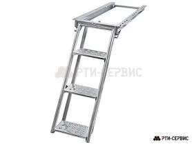 Лестница фургона складная 3 широкие ступени H-770 Zn