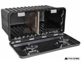 Ящик инструментальный пластиковый для грузовиков 750x350x450 с замками (79 л) - фото 1