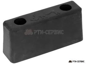 Отбойник (буфер) резиновый 130х40х60 мм
