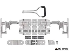 Запор штанговый Ø22 SS прутковая рукоятка