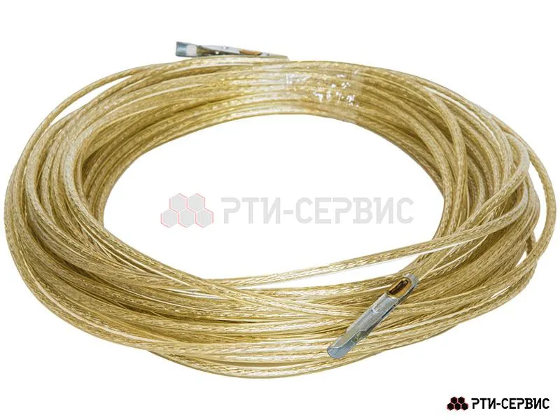Трос TIR стальной пломбировочный в оплётке ПВХ с наконечниками, 15 м